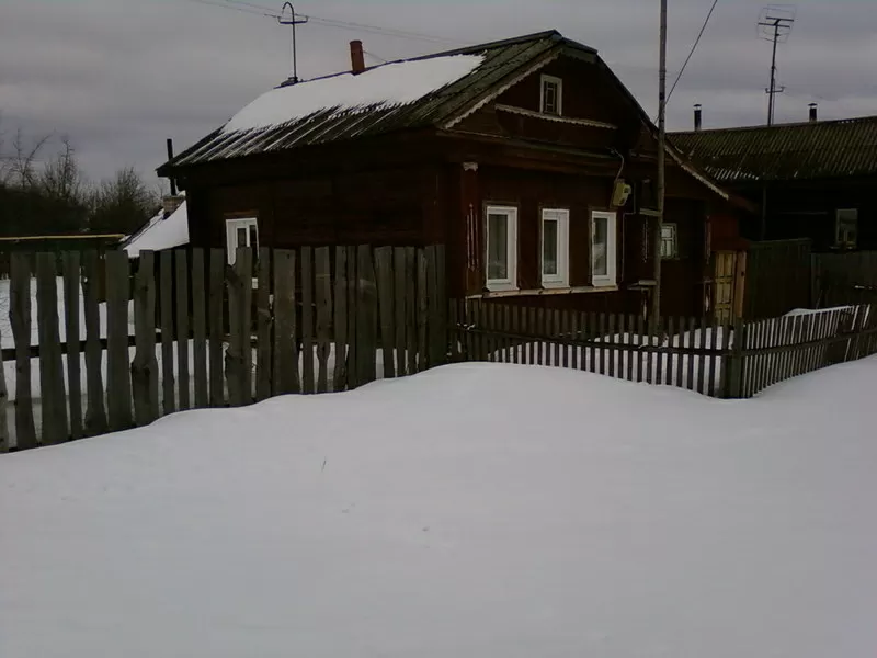 Продам в Тейкове: Деревянный дом и земельный участок за 500 000 руб.
